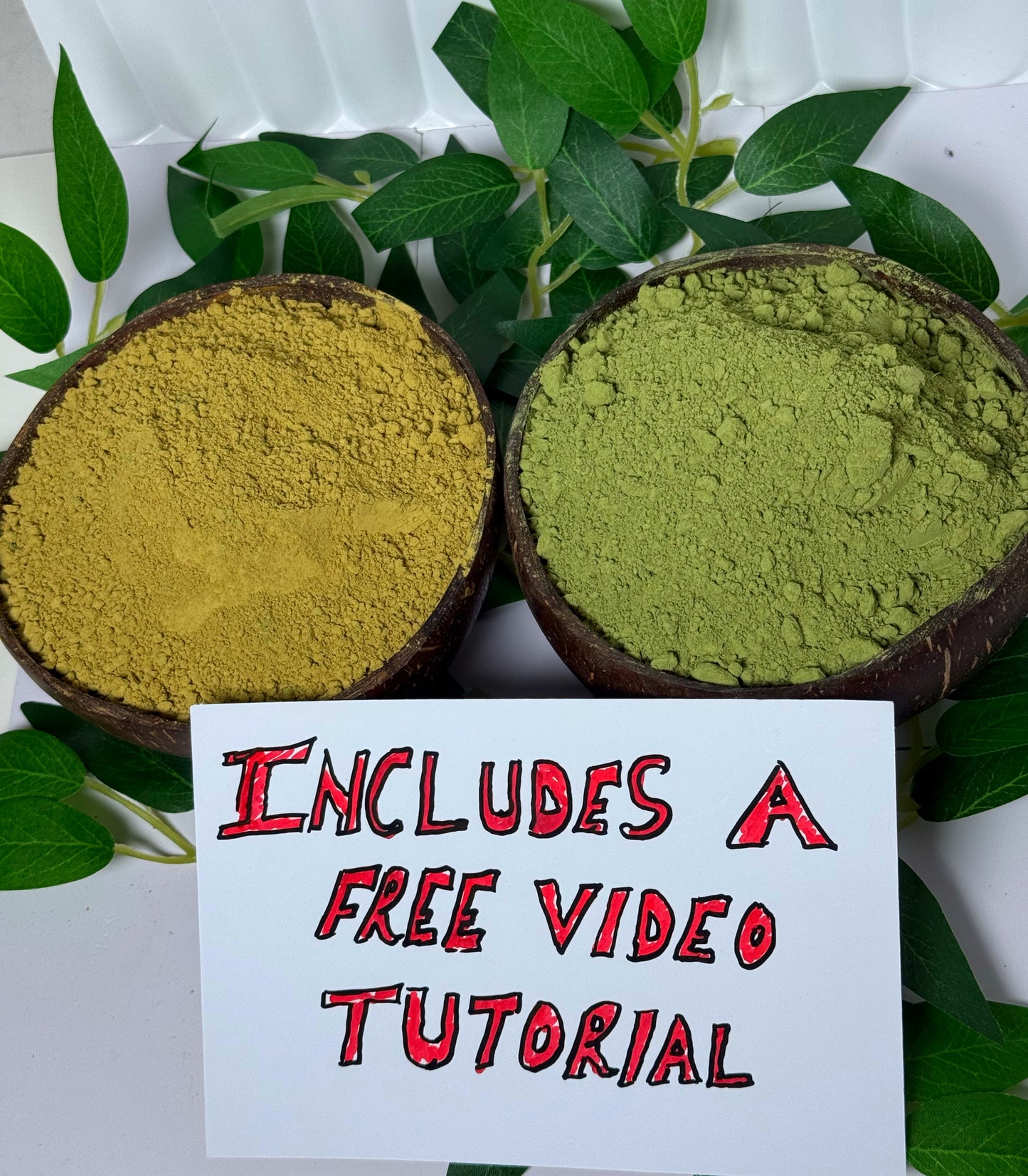Natural Hair Dye Bundle – Pure Henna Powder & Indigo Powder for Grey Hair Coverage and Natural Hair Colour
