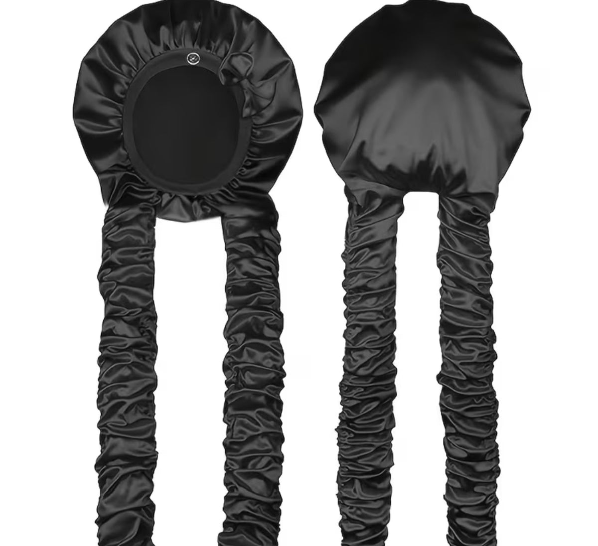 Adjustable Satin Hair Bonnet with Long Tie Band – Day & Night Hair Protection