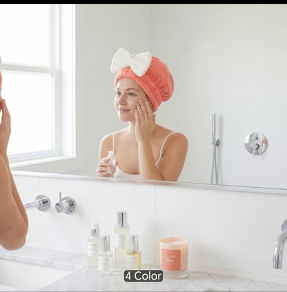 Japanese-Style Hair Drying Cap for Women, Made from Soft Coral Fleece Material, Offers Excellent Water Absorption And Quick Drying. It Easily Wraps Around Long Hair, Eliminating The Risk of Heat Damage from Hair Dryers. Comfortable And to Wear