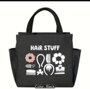 Hair Accessories & Styling Tools Organiser Bag – Portable Hair Stuff Storage Tote