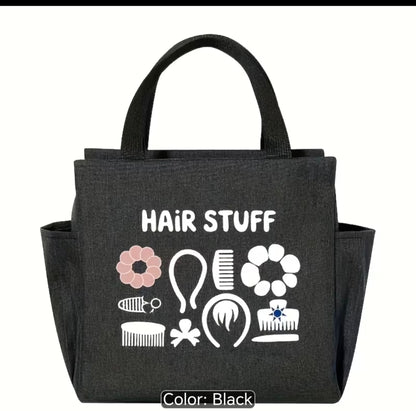 Hair Accessories & Styling Tools Organiser Bag – Portable Hair Stuff Storage Tote
