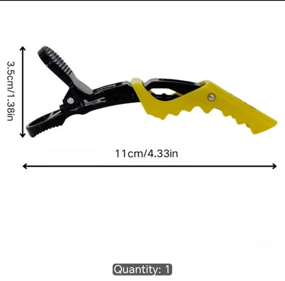 5-Piece Professional Sectioning Hair Clips – Strong Hold Crocodile Clips for Styling