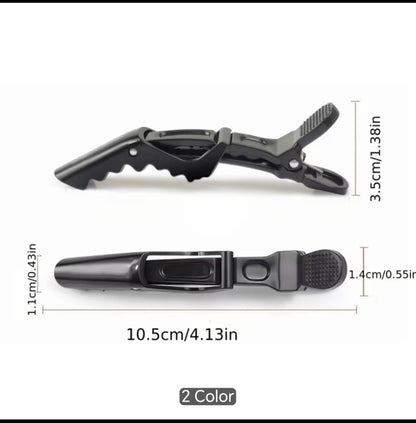 Professional Duckbill Hair Sectioning Clips – Strong Grip Styling Clips for Thick & Curly Hair