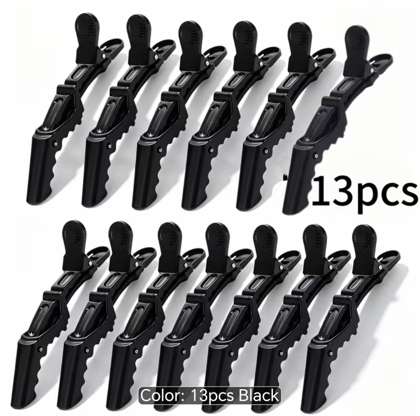Professional Duckbill Hair Sectioning Clips – Strong Grip Styling Clips for Thick & Curly Hair