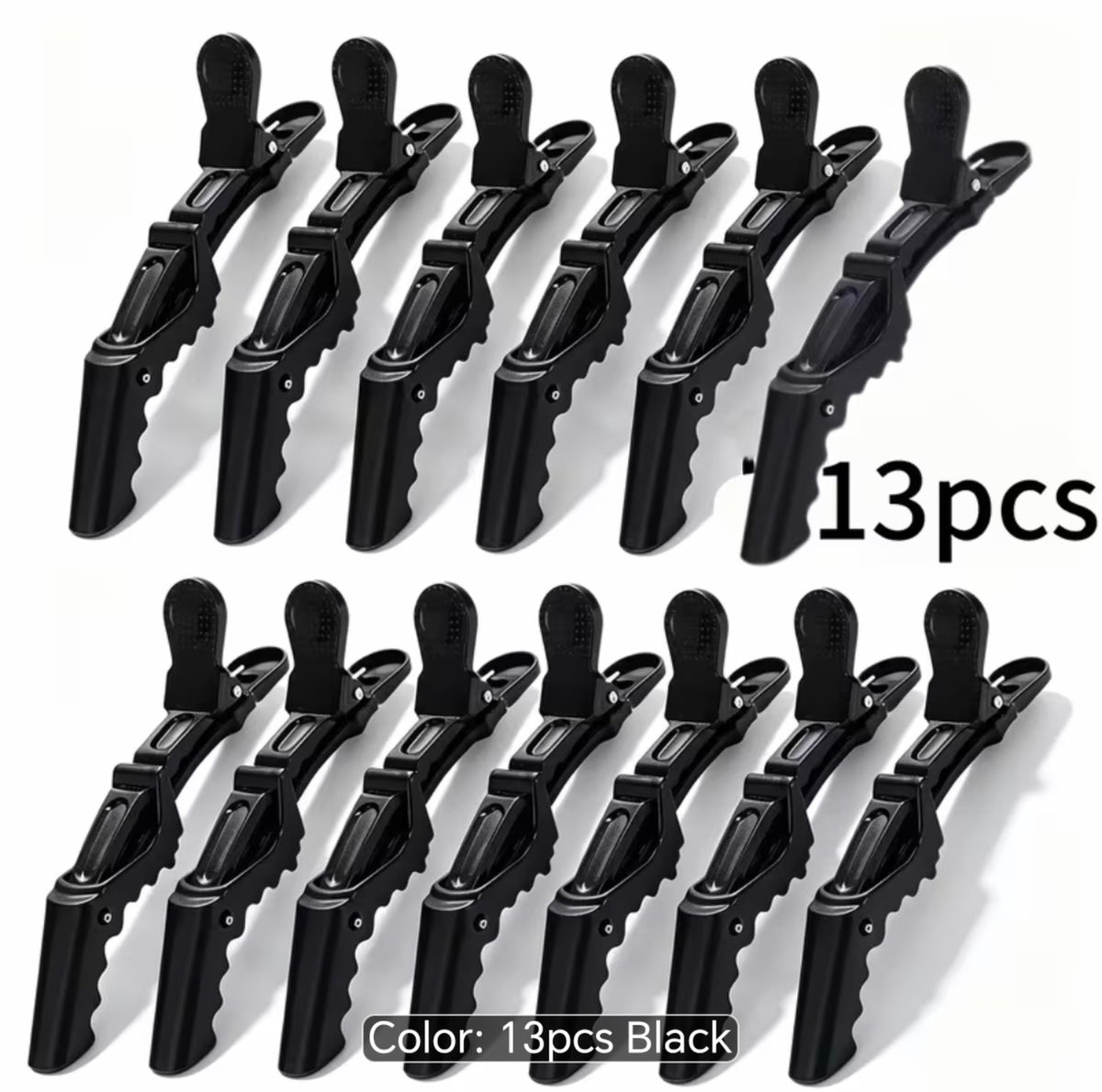 Professional Duckbill Hair Sectioning Clips – Strong Grip Styling Clips for Thick & Curly Hair