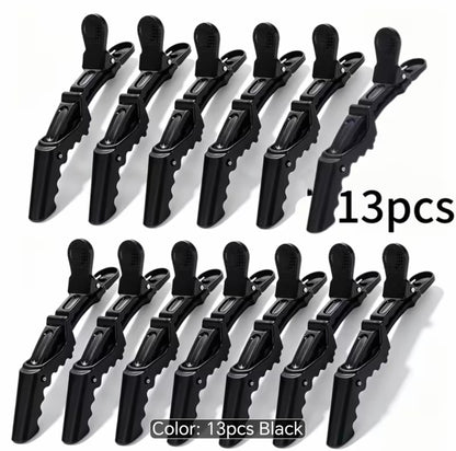 Professional Duckbill Hair Sectioning Clips – Strong Grip Styling Clips for Thick & Curly Hair
