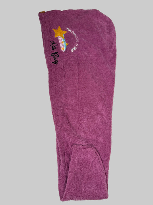 Hairglowry Microfiber Hair Towel Wrap | Ultra Absorbent Hair Drying Towel for Curly, Natural & All Hair Types
