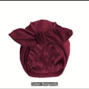 Satin-Lined Hair Bonnet with Bow – Protective Hair Bonnet for Women