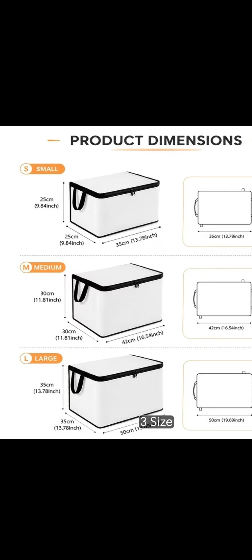 Large Hair Accessories Storage Box – Foldable Organiser for Hair Products & Styling Tools