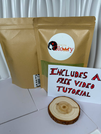 Natural Hair Dye Bundle – Pure Henna Powder & Indigo Powder for Grey Hair Coverage and Natural Hair Colour