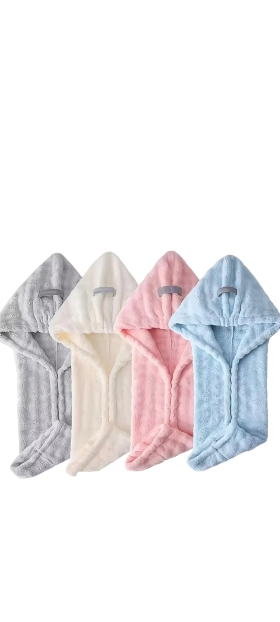 Large Microfibre Hair Towel Wrap – Super Absorbent Quick-Dry Turban for Curly, Thick & Long Hair