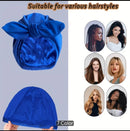 Satin-Lined Hair Bonnet with Bow – Protective Hair Bonnet for Women