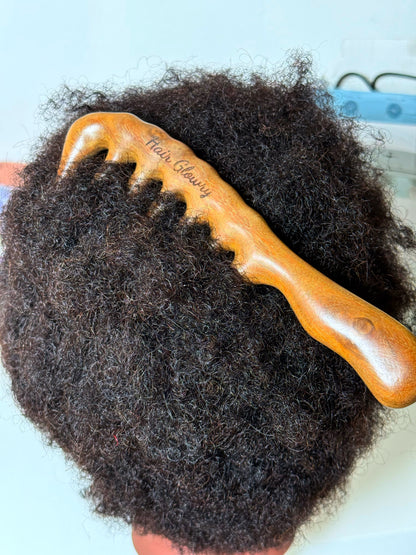 Bamboo Wide-Tooth Detangling Comb