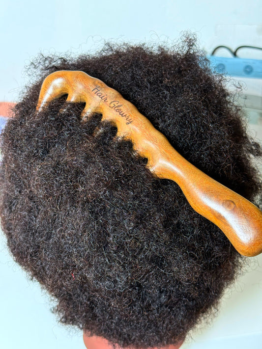 Bamboo Wide-Tooth Detangling Comb