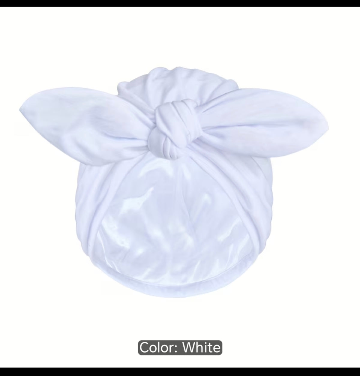 Satin-Lined Hair Bonnet with Bow – Protective Hair Bonnet for Women